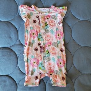 bums & roses | ruffle shortie romper | succa for you